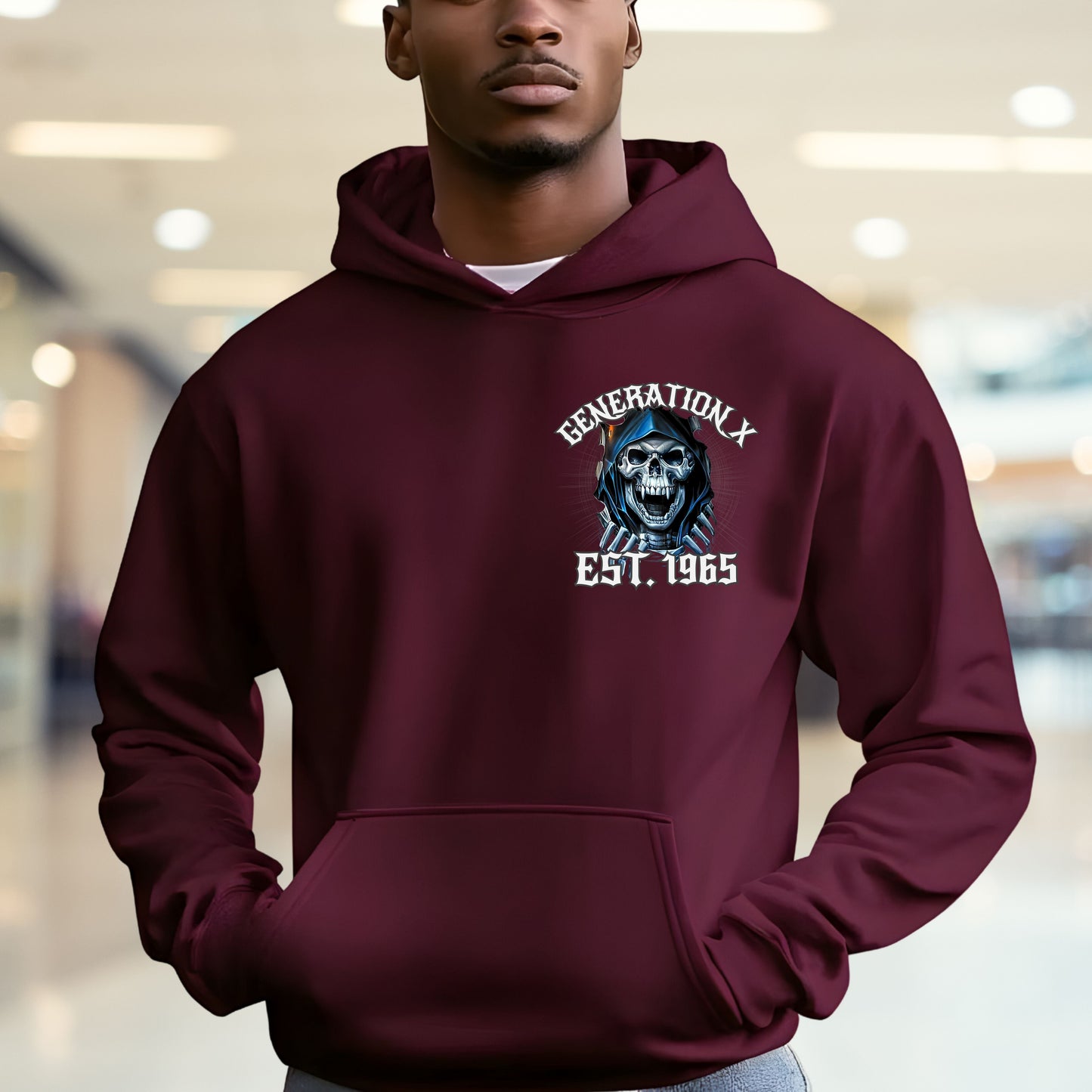 Gen X Custom Year Hoodie : When i was born , The devil said shit