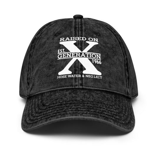 GEN X Raised ON Hose Water and Neglect Dad Cap Women and Men