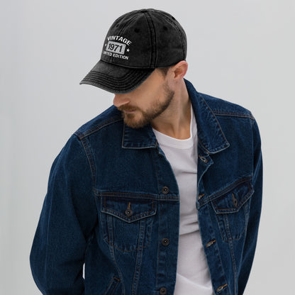 Limited Edition Vintage Custom Year , Dad Cap for  Men & Women