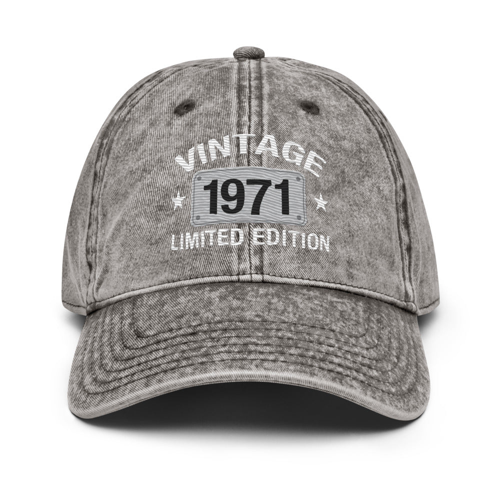 Limited Edition Vintage Custom Year , Dad Cap for  Men & Women
