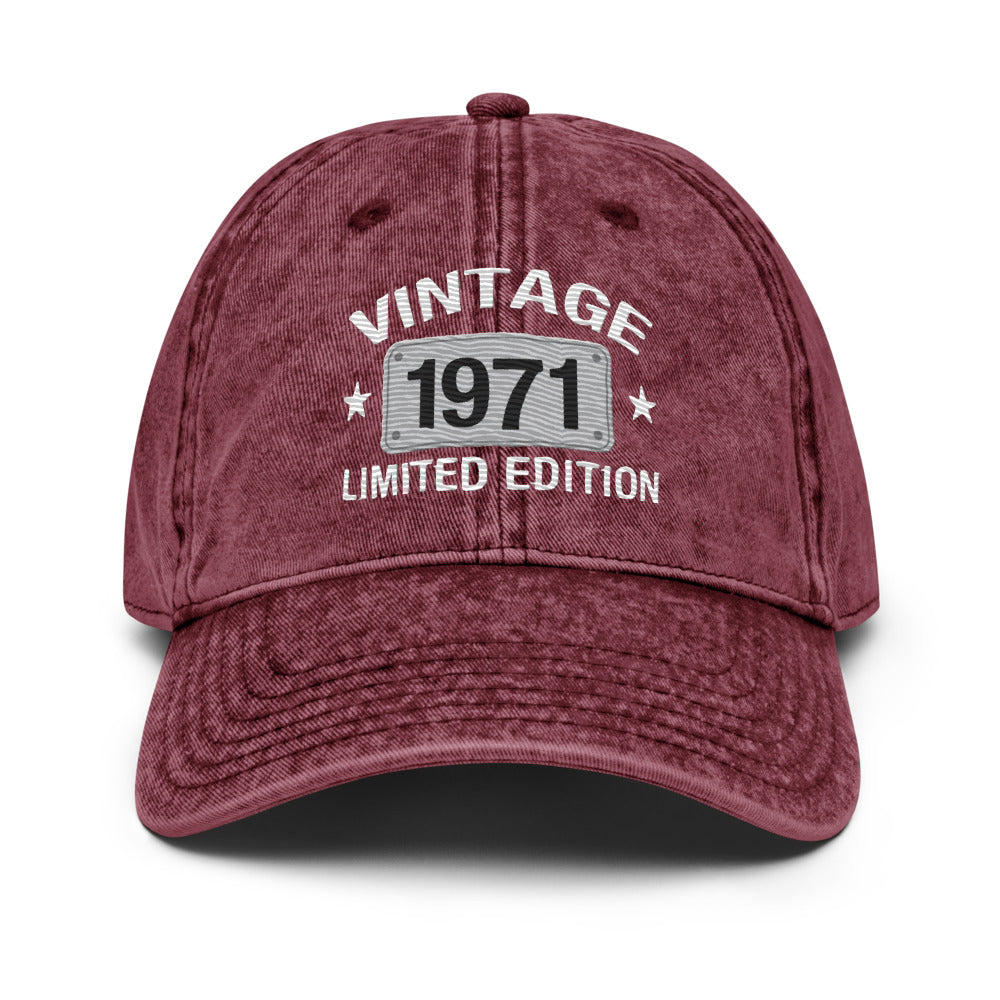 Limited Edition Vintage Custom Year , Dad Cap for  Men & Women
