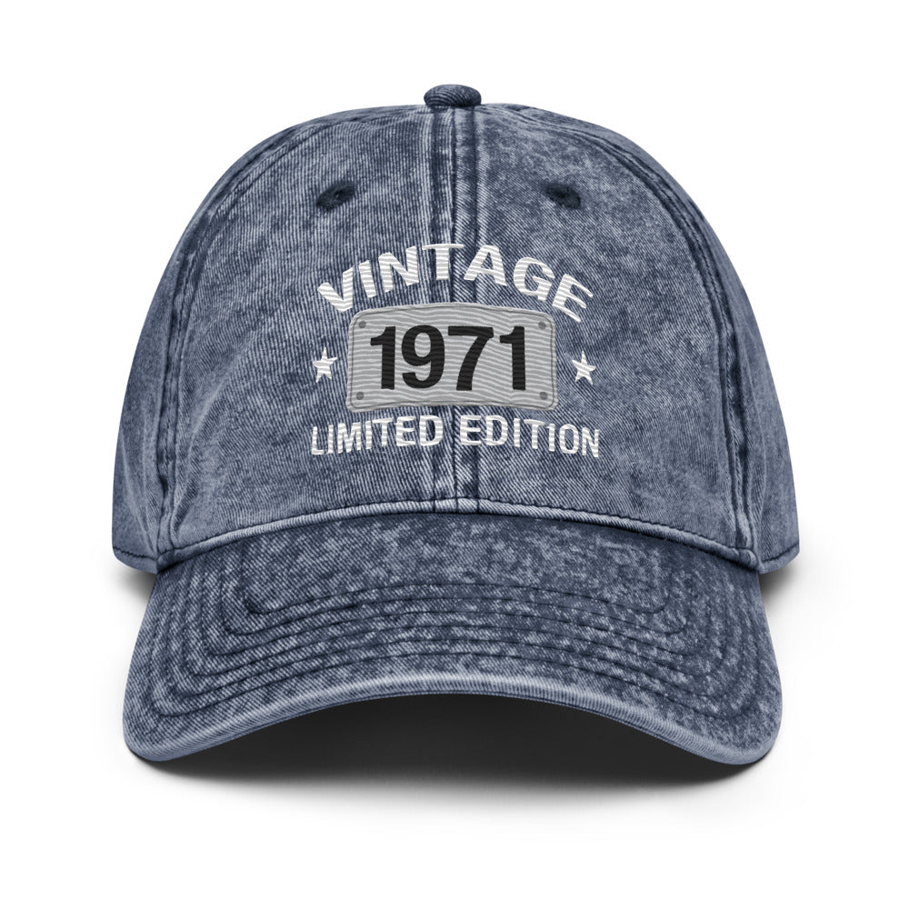 Limited Edition Vintage Custom Year , Dad Cap for  Men & Women