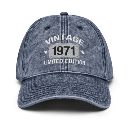 Limited Edition Vintage Custom Year , Dad Cap for  Men & Women