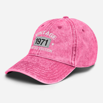 Limited Edition Vintage Custom Year , Dad Cap for  Men & Women