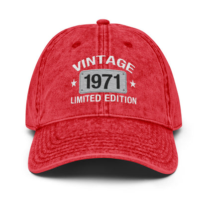 Limited Edition Vintage Custom Year , Dad Cap for  Men & Women